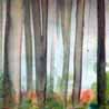Tree Landscape, 2008, watercolour, 58x24cm